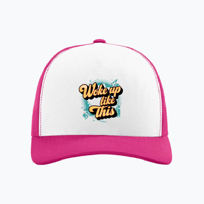 Czapka z daszkiem z nadrukiem