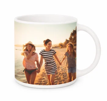 personalizowany kubek szeroki duży 400ml biały