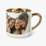 Kubek elegancki, Premium, złote wykończenie - Twój Projekt