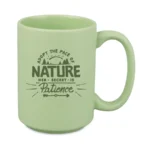 Kubek kolorowy light 440 ml – Twój Projekt - Zielony, Matowy