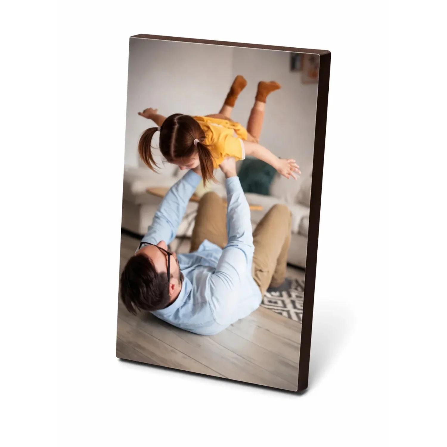 Fotomagnes drewniany 5x8cm - Twój projekt