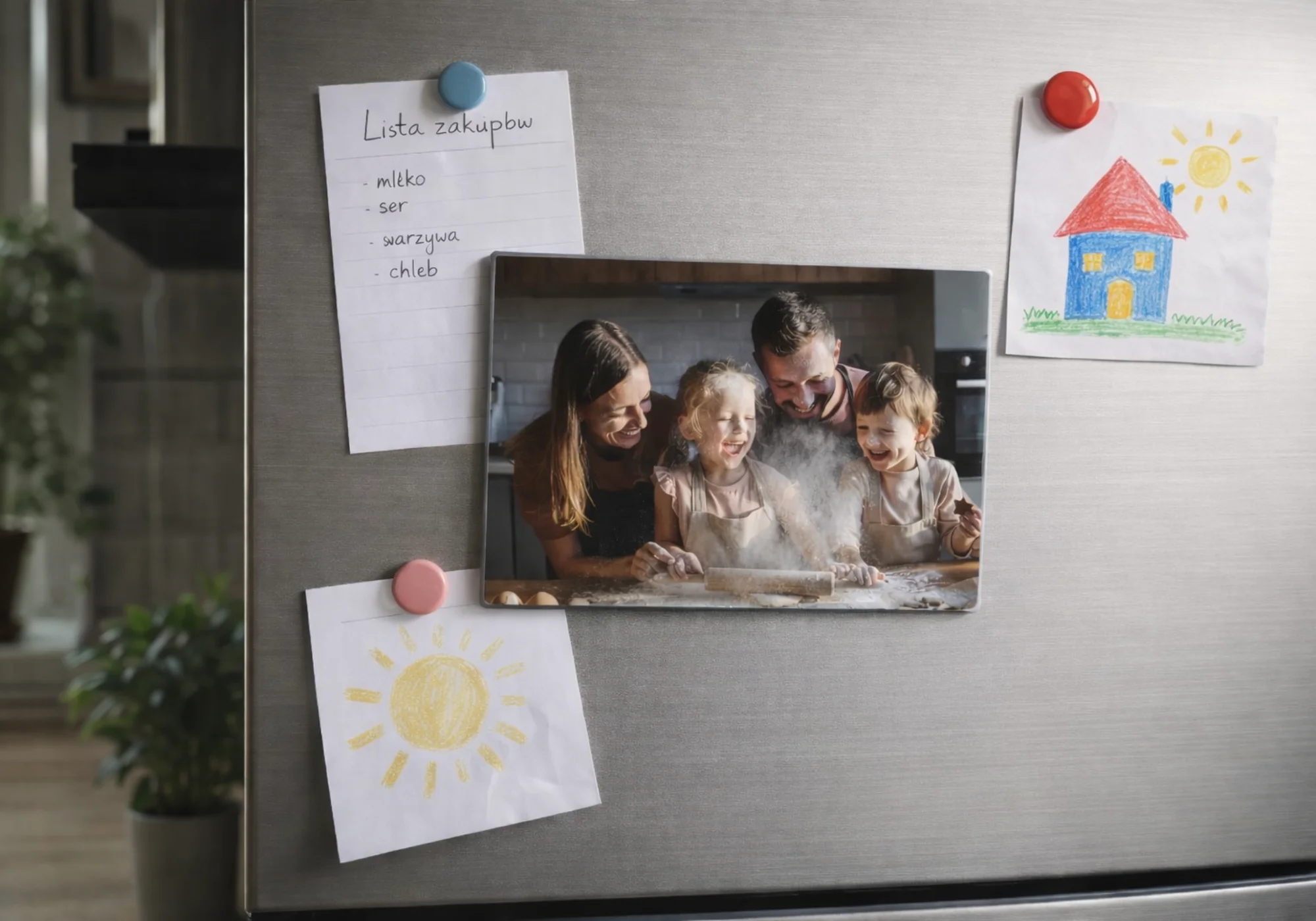 Magnes ze zdjęcia aluminiowy, 8x5cm - Twój Projekt - obrazek 2