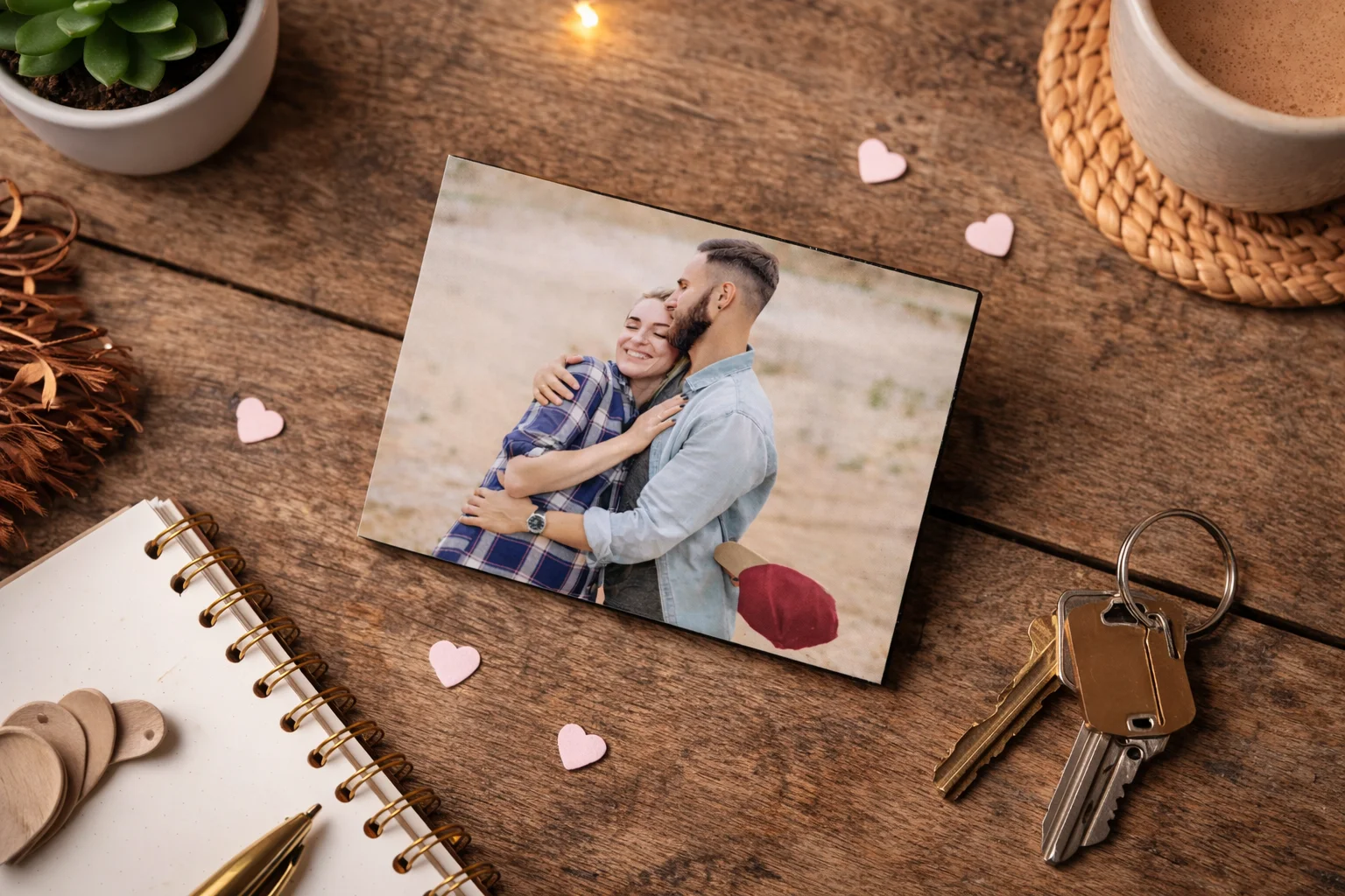 Fotomagnes drewniany 5x8cm - Twój projekt - obrazek 3