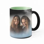 Kubek magiczny ze zdjęciem, kolorowy środek, matowy - Twój Projekt - Jasnozielony