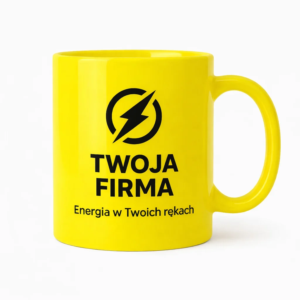 Kubek neonowy błyszczący, 300ml - Twój Projekt - obrazek 3