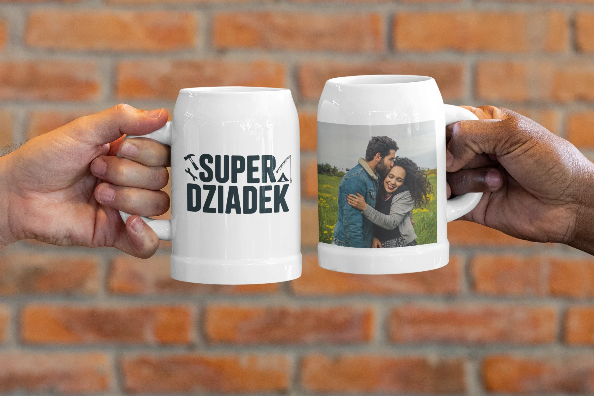 Kufel z nadrukiem gruby, 500ml - Twój Projekt - obrazek 3