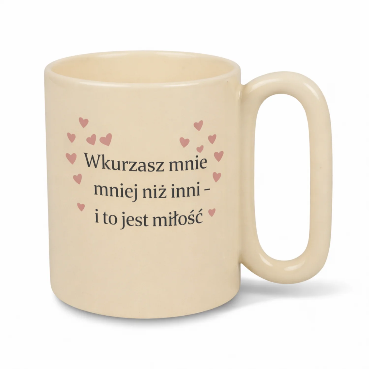 Kubek light z nadrukiem, ucho owal, 330ml - Twój Projekt - obrazek 5