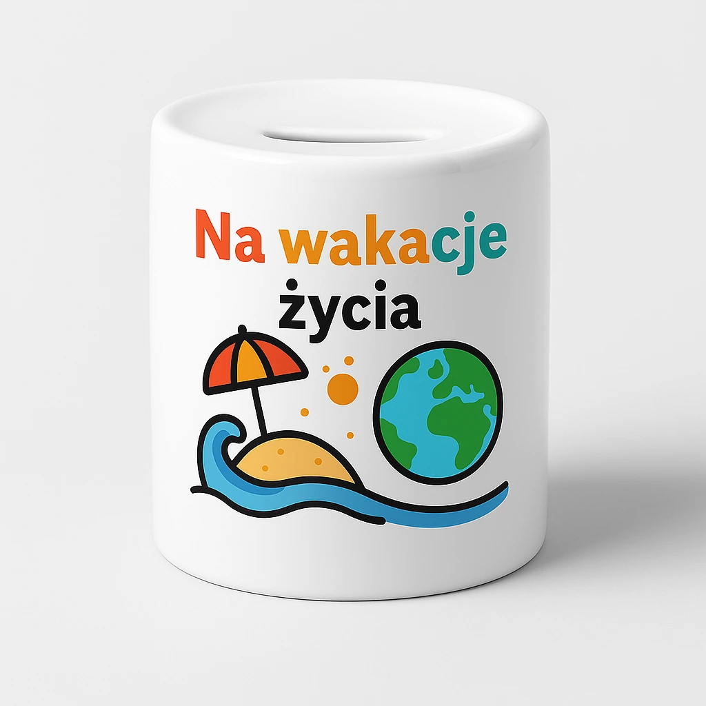 Skarbonka z nadrukiem, 325ml - Twój Projekt - obrazek 2