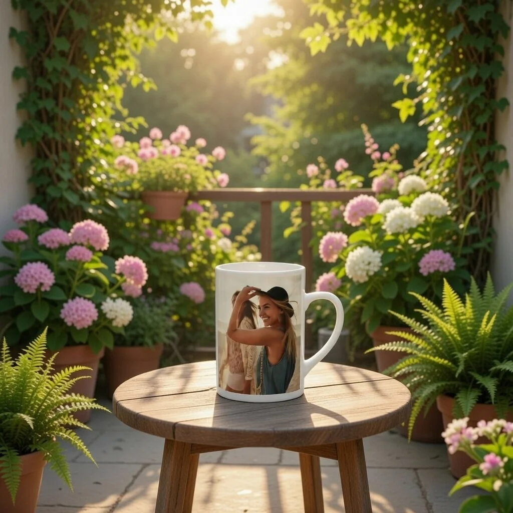 Kubek wąski z nadrukiem, 300ml - Twój Projekt - obrazek 2